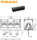Blocchetto terminali della barriera ad alta tensione con l'AWG di plastica dell'ottone 2-12 Pali 20-8 della copertura 40A
