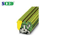 2.5mm2 larghezza applicazione dell'elevatore delle AWG 30 - 12 di serie della ferrovia di baccano di colore giallo e verde di 5.2mm