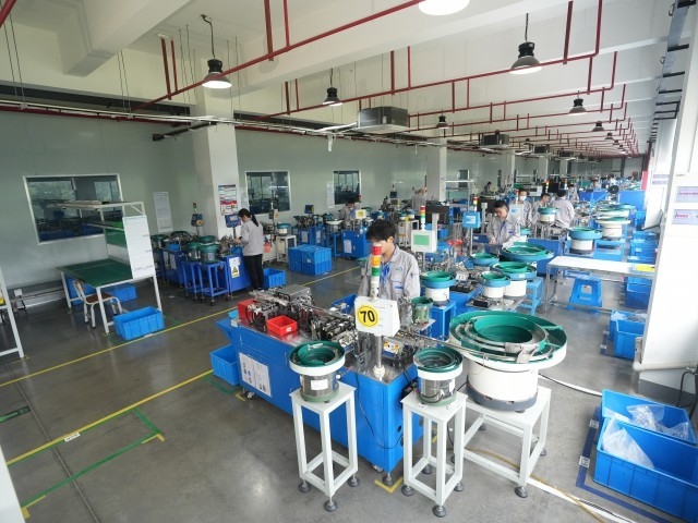 SCED ELECTRONICS CO., LTD. linea di produzione in fabbrica