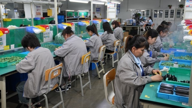 SCED ELECTRONICS CO., LTD. linea di produzione in fabbrica