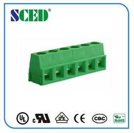 Lanci il passo a vite della plastica 300V 10A 5.08mm di verde del blocchetto terminali di 5.08mm