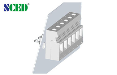 larghezza terminale del blocchetto terminali 10mm del supporto del pannello di 300V 50A PA66