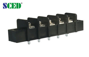 25A blocchetto terminali elettrico d'ottone 300V con la flangia PBT 11mm buio pesto