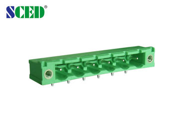 I blocchetti terminali Pluggable maschii 7.62mm lanciano 300V 18A UL94-V0