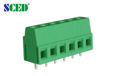 Colore verde 5.08mm Pitch PCB Vite Morsettiera 300V 10A M3 2-24 Pali