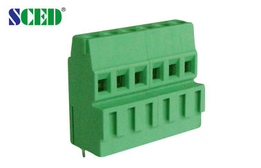 Lunghezza di spogliatura verde 12-26AWG della vite 6-7mm del connettore 300V/10A M3 del blocchetto terminali