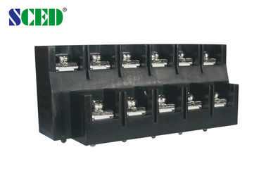 2 file di blocco terminale di barriera di tipo americano 600V/40A 11 poli 13mm di ottone