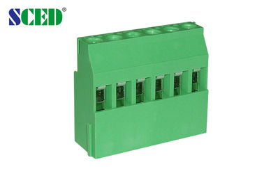 Euro tipo ottone a vite del passo di verde 5.08mm del blocchetto terminali 300V 15A del PWB