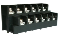 Blocco terminale di barriera nero 20A 300V 4*2P-16*2P per illuminazione elettrica e automazione