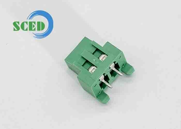 300V 10A M3 vite 12-26 AWG connettore di blocco terminale PA66 materiale isolante verde 5.08mm spaziatura
