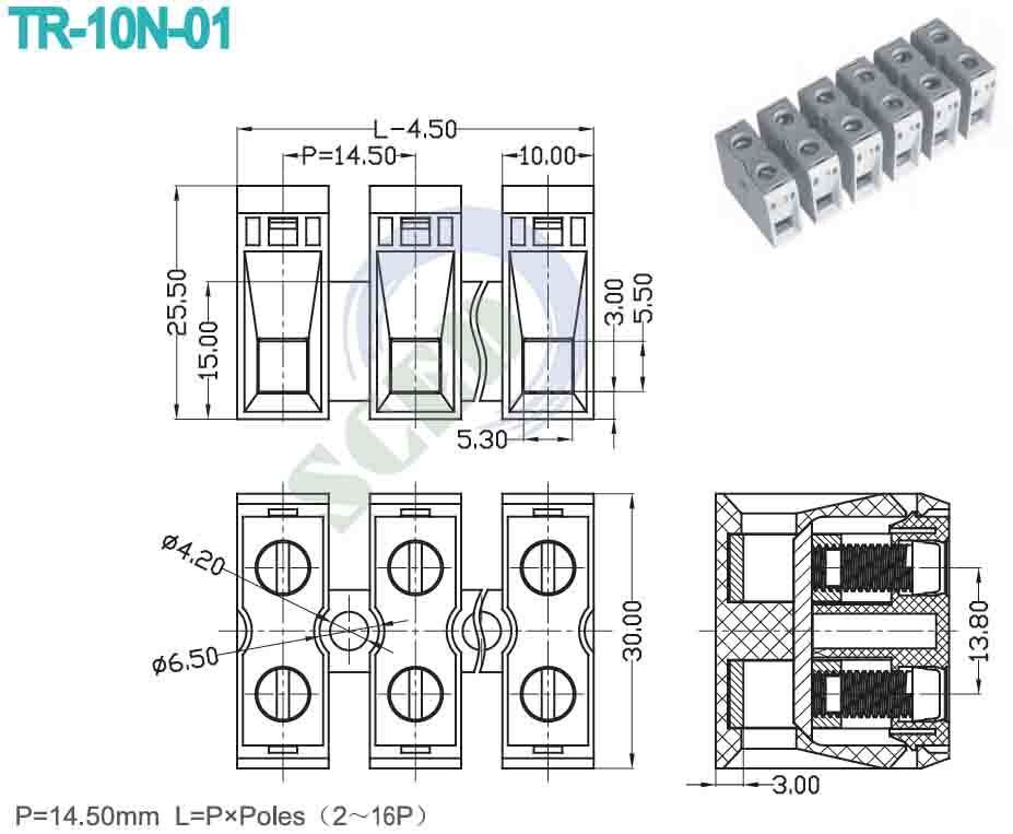 ZB6 Zack Strip Din Rail Terminal Blocks Featuring Aluminum Steel Rail Material and 10 0.4 mm in Strip Length for Wiring