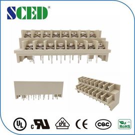 Due strisce di barriera del passo del connettore 7.62mm della barriera del blocchetto terminali di fila