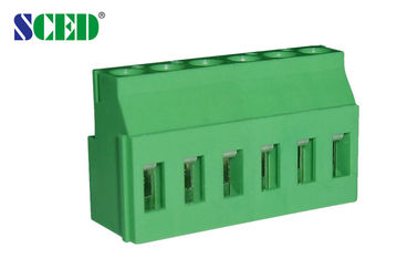 UL dei blocchetti terminali di distribuzione di corrente elettrica del connettore del morsetto della vite di 5.08mm diplomata