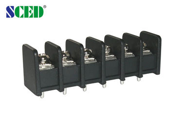Spaziatura centrale 8,25 mm Barriera Terminal Block PBT UL94-V0 Rame per alimentazione / controllo automatico
