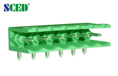 Verde inserisca il terminale d'ottone PA66 300V del passo 7.62mm del blocchetto terminali