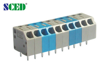 Lanci il blocchetto terminali di grado elettrico del blocchetto terminali 300v 10a di Screwless della primavera di 3.50mm