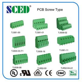 5.08mm 10A doppio livello PCB terminale blocco verde nickel plated