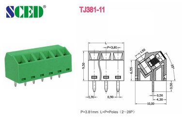 Rapidamente colleghi l'AWG 16-24 45 Pin del blocchetto terminali 2 della vite di grado - 28 il Pin 3.81mm