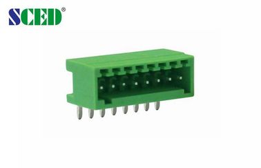 Il connettore maschio di plastica PA66 inserisce il PWB 2P-24P del blocchetto terminali 2.50mm Screwless