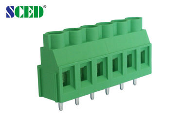 Passo M3 300V 30A PA66 del blocchetto terminali della vite del PWB dell'ottone della classe UL94-V0 7.62mm