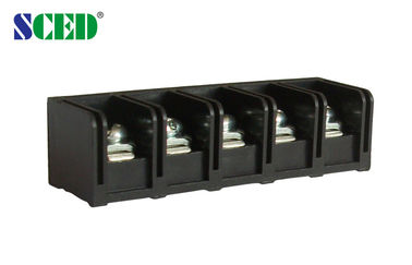 Blocchetti terminali di potere nero della barriera 20A con il passo dell'ottone PBT 11mm di 2-12 Pali