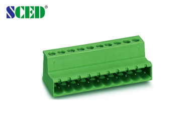 Parti Pluggable 300V 18A della femmina del passo del blocchetto terminali 5.08mm del PWB 2-22 Pali