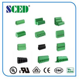 Connettori di spaziatura 5.08mm d'ottone 14 - del blocchetto terminali della vite di PA66 300V 10A M3 AWG 30