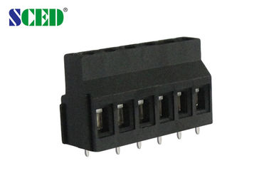 Euro d'ottone nero del blocchetto terminali della vite del PWB che solleva tipo AWG di serie 300V 10A 12-24