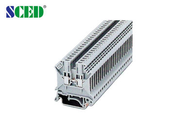 blocchetti terminali su rotaie di larghezza di 5.2mm, blocchetto terminali della ferrovia di baccano delle AWG 28 - 12 di 600V 20A