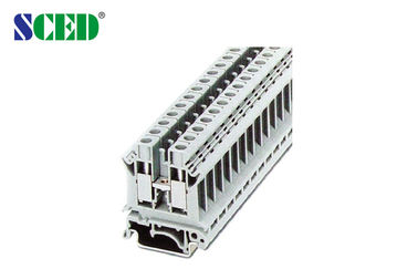 blocchetti terminali su rotaie di 10.2mm, 65A delle AWG 24 - 6 blocchetto terminali della barriera di 600V
