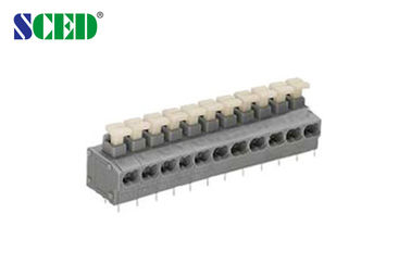 Passo del PWB 5.0mm del blocchetto terminali della primavera dell'acciaio inossidabile di Screwless