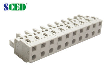 Tappi il blocchetto terminali Pluggable femminile di 7.5mm Screwless per Electric Power 300V 15A
