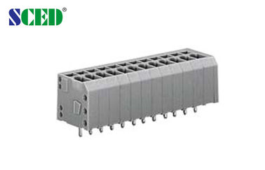 Singolo passo 5.08mm 300V 12A, 2 Pali - 24 Pali del blocchetto terminali della primavera del PWB della piattaforma