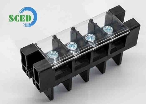 21.00mm PBT Feed Through 180A Panel Mount Perforation Terminal Block con copertura in plastica