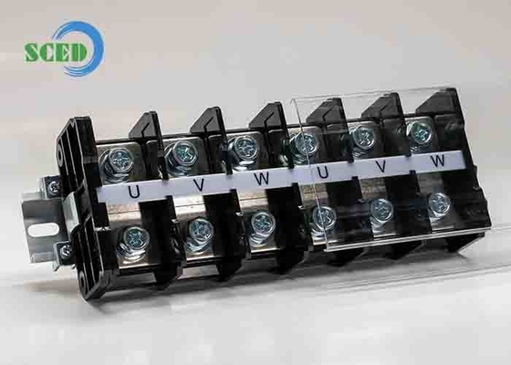 Blocchi terminali di barriera PCB 32.0mm 175A Blocco terminale ad alta corrente PC M8 Angolo retto