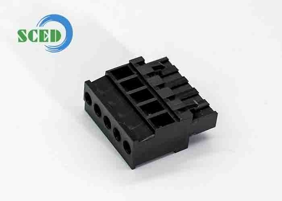 Femminile connettore di blocco terminale in fiocco 5.08mm passo 300V 18A 2-24 poli PA66 M3 vite