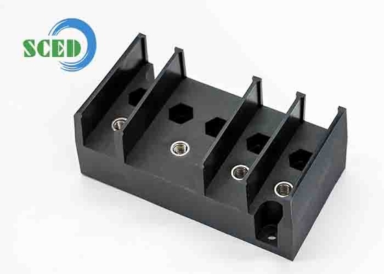 Accessoiri per blocchi terminali M6 Nuts PBT Neri 20 mm Pitch 25 lbf·in