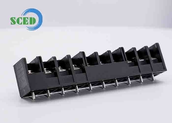 30A 600V PCB Barrier Terminal Block 11.10mm 10-22 AWG ingresso del filo ad angolo retto