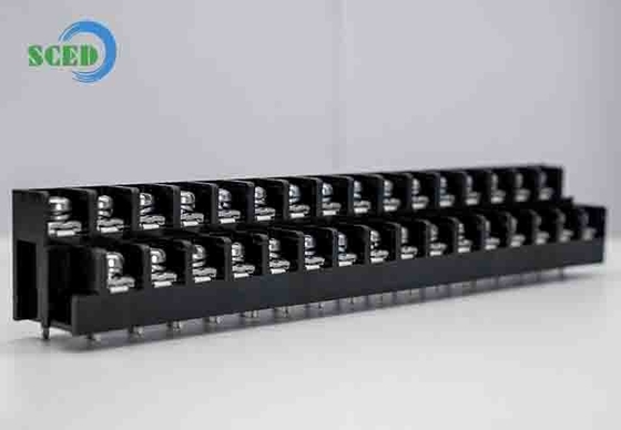 250V 18A doppi livelli di barriera blocchi terminali di alimentazione con passo 11.00mm e raggio di filo 12-24AWG