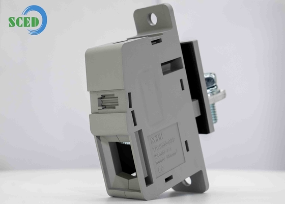 Grigio 25,00 mm attraverso il pannello blocchi terminali di connessione rame 300V 230A M8 vite in acciaio