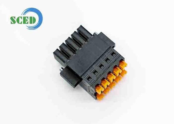 Collettore di blocco terminale plug-in con passo di 3,50 mm 300V 10A e materiale PA66 UL94 V-0