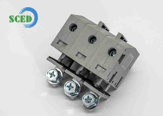 Connessioni fluide con connettore terminale passante con capacità di connessione nominale di 16mm2 e contatti da 2P a 12P