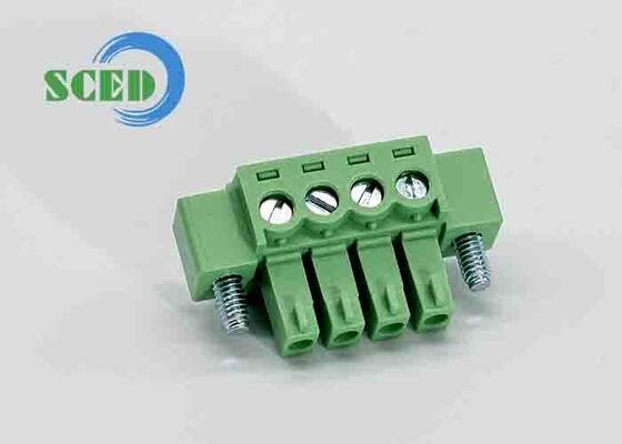 Blocco terminale in ottone con chiusura a chiusura con 3000 V AC/minuto di tensione resistente e terminale in bronzo fosforo per connessioni elettriche affidabili