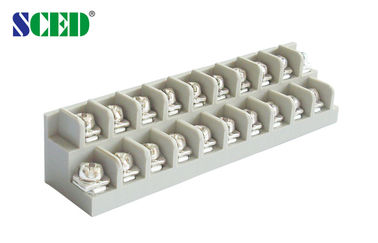 2 livelli del doppio del blocchetto terminali della barriera di potere di modo lanciano 7.62mm 15A 300V