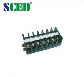 Tipo della barriera della vite montato pannello nero del blocchetto terminali del PWB 10.8mm