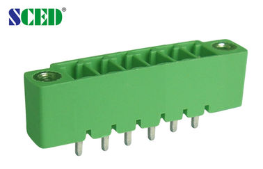 Incavi maschii dell'intestazione Pluggable ad angolo retto del blocchetto terminali con 300V 8A