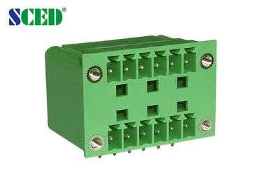 L'intestazione maschio degli incavi, lancia il × 2P - 20 blocchetto terminali Pluggable di 3.81mm 300V 8A 2 del × 2P