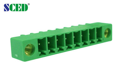 Blocchetti terminali Pluggable, passo 3.81mm, 300V 8A, 2P-22P, incavo, blocchetto terminali alimentabile