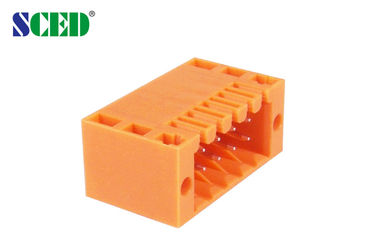 Incavi maschii 150V 8A 2*2P - 22*2P blocchetto terminali alimentabile dell'intestazione Pluggable del blocchetto terminali del passo 3.50mm