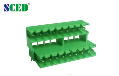 Lanci gli incavi maschii 300V 18A 2 la x 2P - 24 x 2P dell'intestazione alimentabile del blocchetto terminali di 5.08mm